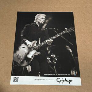 Jack Casady - Epiphone Guitars - 2012 Print Advertisement
